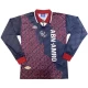 Camiseta AFC Ajax Retro 1995-96 Segunda Hombre Manga Larga