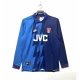 Camiseta Arsenal FC Retro 1995-96 Segunda Hombre Manga Larga