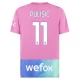 Camiseta Fútbol AC Milan Christian Pulisic #11 2023-24 Tercera Equipación Hombre