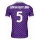 Camiseta Fútbol ACF Fiorentina Bonaventura #5 2023-24 Primera Equipación Hombre