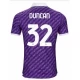 Camiseta Fútbol ACF Fiorentina Duncan #32 2023-24 Primera Equipación Hombre