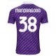 Camiseta Fútbol ACF Fiorentina Mandragora #38 2023-24 Primera Equipación Hombre