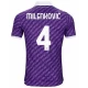 Camiseta Fútbol ACF Fiorentina Milenkovic #4 2023-24 Primera Equipación Hombre