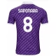 Camiseta Fútbol ACF Fiorentina Saponara #8 2023-24 Primera Equipación Hombre