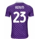 Camiseta Fútbol ACF Fiorentina Venuti #23 2023-24 Primera Equipación Hombre