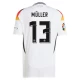 Camiseta Fútbol Alemania Thomas Müller #13 Eurocopa 2024 Primera Hombre Equipación