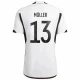 Camiseta Fútbol Alemania Thomas Müller #13 Mundial 2022 Primera Hombre Equipación