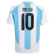 Camiseta Fútbol Argentina Lionel Messi #10 2024 Primera Equipación Hombre