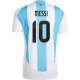 Camiseta Fútbol Argentina Lionel Messi #10 Copa America 2024 Primera Hombre Equipación