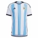 Camiseta Fútbol Argentina Lionel Messi #10 Mundial 2022 Primera Hombre Equipación