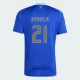 Camiseta Fútbol Argentina Paulo Dybala #21 Copa America 2024 Segunda Hombre Equipación