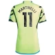 Camiseta Fútbol Arsenal FC 2023-24 Martinelli #11 Segunda Equipación Hombre