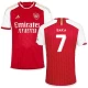 Camiseta Fútbol Arsenal FC Bukayo Saka #7 2023-24 UCL Primera Equipación Hombre