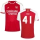 Camiseta Fútbol Arsenal FC Declan Rice #41 2023-24 UCL Primera Equipación Hombre
