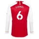 Camiseta Fútbol Arsenal FC Gabriel #6 2023-24 Primera Equipación Hombre Manga Larga