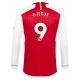 Camiseta Fútbol Arsenal FC Gabriel Jesus #9 2023-24 Primera Equipación Hombre Manga Larga