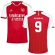 Camiseta Fútbol Arsenal FC Gabriel Jesus #9 2023-24 UCL Primera Equipación Hombre