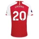 Camiseta Fútbol Arsenal FC Jorginho #20 2023-24 Primera Equipación Hombre