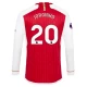 Camiseta Fútbol Arsenal FC Jorginho #20 2023-24 Primera Equipación Hombre Manga Larga