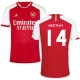 Camiseta Fútbol Arsenal FC Nketiah #14 2023-24 UCL Primera Equipación Hombre