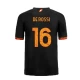 Camiseta Fútbol AS Roma De Rossi #16 2023-24 Tercera Equipación Hombre