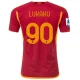 Camiseta Fútbol AS Roma El Lukaku #90 2023-24 Primera Equipación Hombre