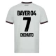Camiseta Fútbol Bayer 04 Leverkusen 2023-24 Chicharito #7 Segunda Equipación Hombre