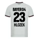 Camiseta Fútbol Bayer 04 Leverkusen 2023-24 Hlozek #23 Segunda Equipación Hombre