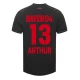 Camiseta Fútbol Bayer 04 Leverkusen Arthur #13 2023-24 Primera Equipación Hombre