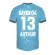 Camiseta Fútbol Bayer 04 Leverkusen Arthur #13 2023-24 Tercera Equipación Hombre