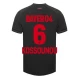 Camiseta Fútbol Bayer 04 Leverkusen Kossounou #6 2023-24 Primera Equipación Hombre