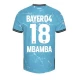 Camiseta Fútbol Bayer 04 Leverkusen Mbamba #18 2023-24 Tercera Equipación Hombre