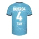 Camiseta Fútbol Bayer 04 Leverkusen Tah #4 2023-24 Tercera Equipación Hombre