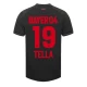 Camiseta Fútbol Bayer 04 Leverkusen Tella #19 2023-24 Primera Equipación Hombre