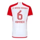 Camiseta Fútbol Bayern Múnich Joshua Kimmich #6 2023-24 Primera Equipación Hombre