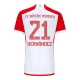 Camiseta Fútbol Bayern Múnich Theo Hernández #21 2023-24 Primera Equipación Hombre