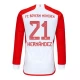 Camiseta Fútbol Bayern Múnich Theo Hernández #21 2023-24 Primera Equipación Hombre Manga Larga