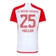 Camiseta Fútbol Bayern Múnich Thomas Müller #25 2023-24 Primera Equipación Hombre