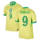 Camiseta Fútbol Brasil Cristiano Ronaldo #9 Copa America 2024 Primera Hombre Equipación