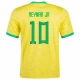 Camiseta Fútbol Brasil Neymar Jr #10 Mundial 2022 Primera Hombre Equipación