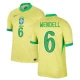 Camiseta Fútbol Brasil Wendell #6 Copa America 2024 Primera Hombre Equipación