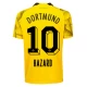 Camiseta Fútbol BVB Borussia Dortmund Eden Hazard #10 2023-24 Tercera Equipación Hombre