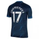 Camiseta Fútbol Chelsea FC 2023-24 Chukwuemeka #17 Segunda Equipación Hombre
