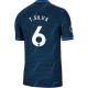 Camiseta Fútbol Chelsea FC 2023-24 Thiago Silva #6 Segunda Equipación Hombre