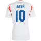 Camiseta Fútbol Chile Alexis Sánchez #10 Copa America 2024 Segunda Hombre Equipación