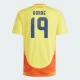 Camiseta Fútbol Colombia Borre #19 Copa America 2024 Primera Hombre Equipación