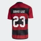 Camiseta Fútbol CR Flamengo David Luiz #23 2023-24 Primera Equipación Hombre