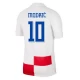 Camiseta Fútbol Croacia Luka Modrić #10 Eurocopa 2024 Primera Hombre Equipación