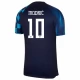 Camiseta Fútbol Croacia Luka Modrić #10 Mundial 2022 Segunda Hombre Equipación