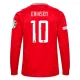 Camiseta Fútbol Dinamarca Christian Eriksen #10 2024 Primera Equipación Hombre Manga Larga